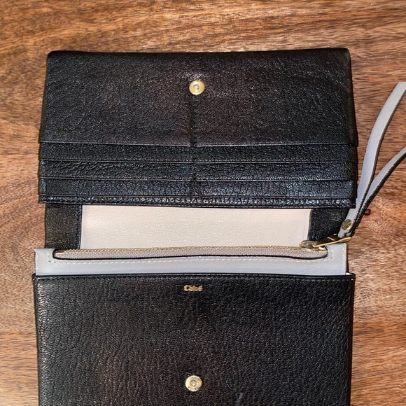 Chloe Black Leather Wallet - Picture 4 of 5
